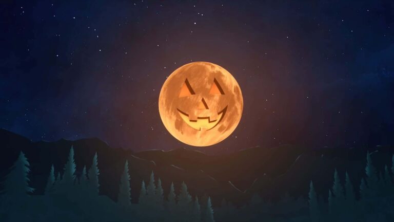 The moon starts to rule as Halloween falls