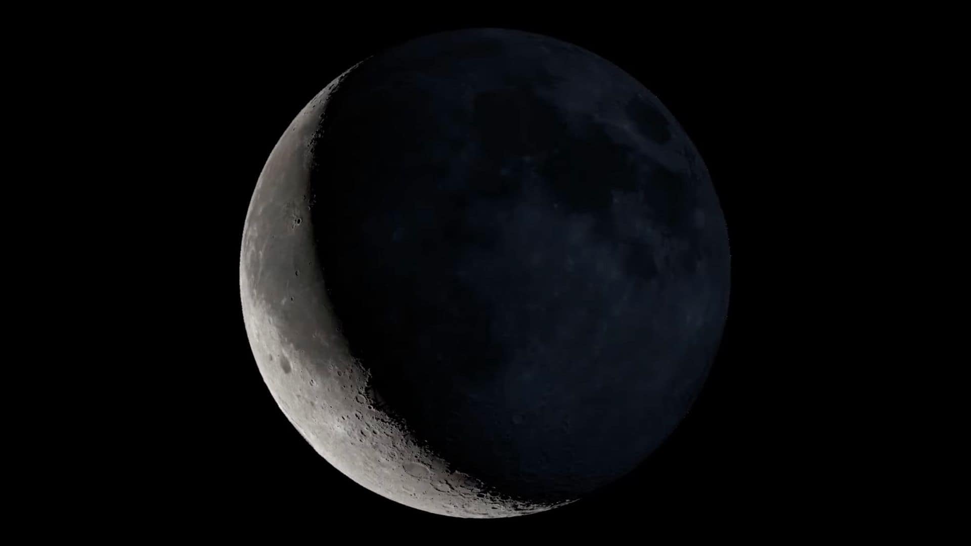 A waning crescent moon starts right after the third quarter moon and lasts until it becomes a new moon