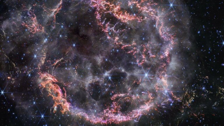 Webb's view of the supernova remnant Cassiopeia A through NIRCam