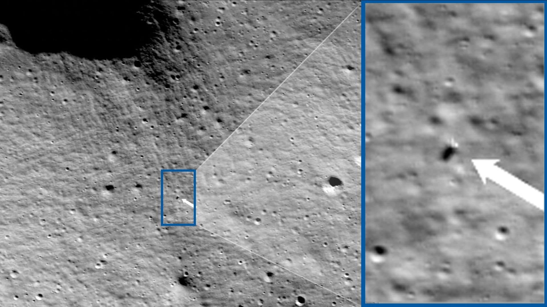NASA’s Lunar Reconnaissance Orbiter (LRO) spacecraft spotted the Odysseus lander on the lunar surface on February 24, 2024