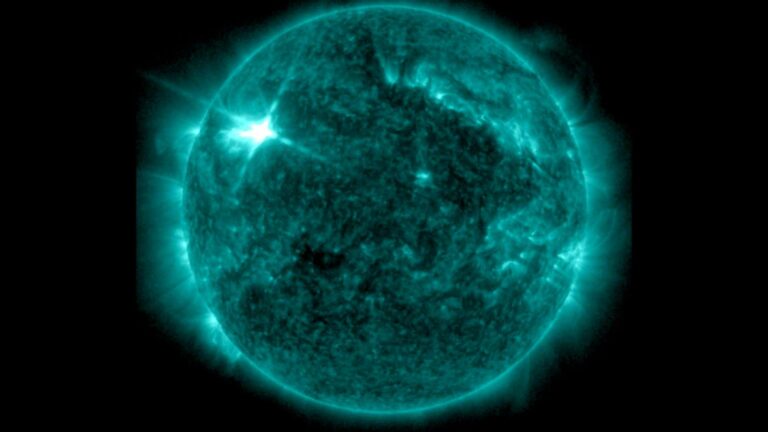 The sun released a strong X-flare from the active region 3590 on February 21, 2024
