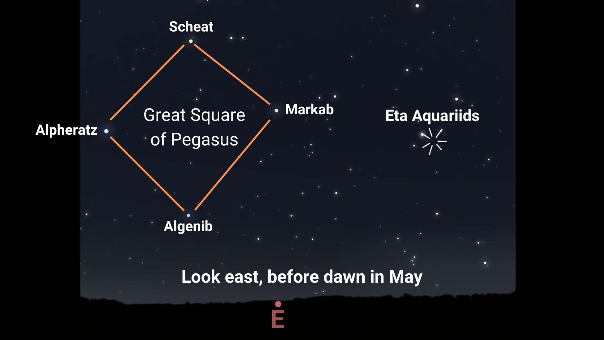 Radiant position of the Eta Aquariid meteor shower